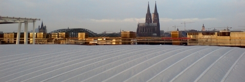 Membrandach, RTL-Rheinparkhallen, Köln